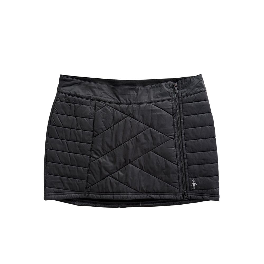 Smartwool Women’s Sz M Smartloft Skirt Puffer Skirt Black Wool Asymmetrical